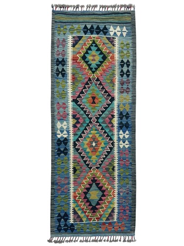 Hand woven afghani - kilim, wool
