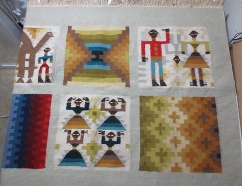Vtg hand knotted kilim - vtg,